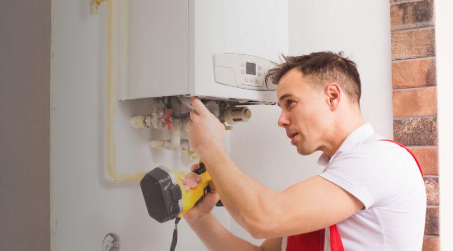 Local annual plumbing maintenance in Patoka, IN